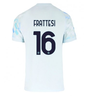 Lacne Muži Futbalové dres Inter Milan Davide Frattesi #16 2025-26 Krátky Rukáv - Preč Lacne Muži Futbalové dres Inter Milan Davide Frattesi #16 2025-26 Krátky Rukáv - Preč